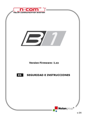 Nolangroup B1 Seguridad E Instrucciones