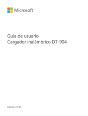 Microsoft DT-904 Guía De Usuario