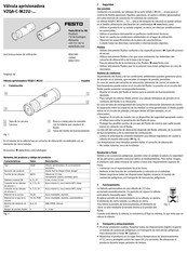 Festo VZQA-C-M22U Serie Instrucciones De Utilizacion