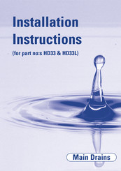 Certikin HD33L Instrucciones De Instalación