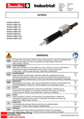 Desoutter AFD625-2HM5-350 Manual Del Usario