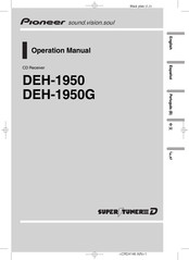 Pioneer DEH-1950G Manual De Operación
