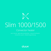 Duux Slim 1500 Manual De Usuario