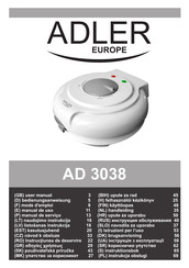 Adler europe AD 3038 Manual De Uso