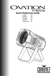 Chauvet Professional OVATION P-56VW Guía De Referencia Rápida