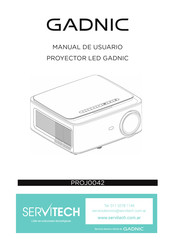 Gadnic PROJ0042 Manual De Usuario