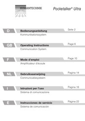 HumanTechnik Pocketalker Ultra Instrucciones De Servicio