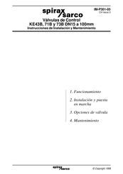Spirax Sarco KE43B Instrucciones De Instalación Y Mantenimiento