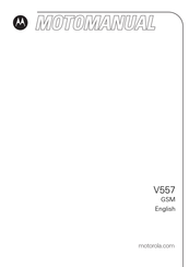 Motorola V557 Manual Del Usuario
