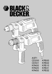 BLACK&DECKER KR502 Manual Del Usuario