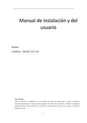 edenox ChefNGo! MICRO-1217-HS Manual De Instalación Y Del Usuario