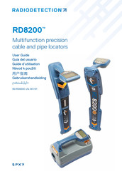 SPX Radiodetection RD8200 Guia Del Usuario