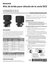 Honeywell SV2 Serie Instrucciones De Instalación