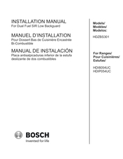 Bosch HDZBS301 Manual De Instalación