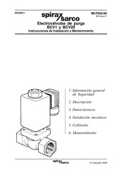 Spirax Sarco BCV1 Instrucciones De Instalación Y Mantenimiento