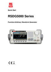 RS Pro RSDG5000 Serie Manual Del Usario