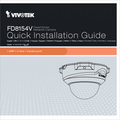 Vivotek FD8154V Guía De Instalación Rápida