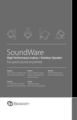 Boston SoundWare Manual Del Usuario