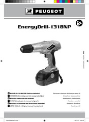 PEUGEOT EnergyDrill-1318NP Traducción Del Original