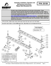 Husky 33139 Instrucciones De Ensamblaje, Instalación Operaciones Y Mantenimiento