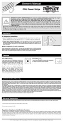 Tripp-Lite PDU Manual Del Propietário