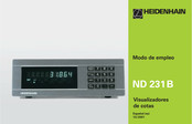 HEIDENHAIN ND 231B Modo De Empleo