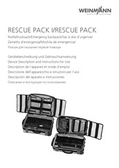 Weinmann RESCUE PACK Serie Descripción Del Aparato E Instrucciones