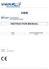 VWR 630-2676 Manual De Instrucciones