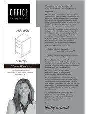 Kathy Ireland OFFICE ARF116CR Manual Del Usuario