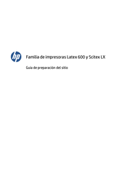 HP Scitex LX600 Guía De Preparación Del Sitio