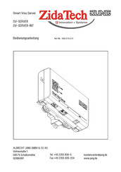 Jung ZidaTech Smart Visu Server Serie Manual Del Usuario