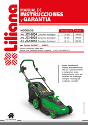 Liliana JC16038 Manual De Instrucciones Y Garantía