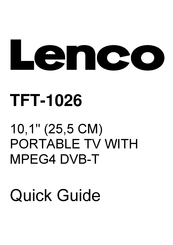 Lenco TFT-1026 Guía Rápida