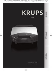 Krups F654 Manual Del Usario