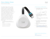 Cisco Webex Share Guía De Referencia Rápida