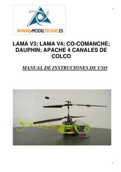 MODELTRONIC LAMA V3 Manual De Instruciones