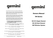 Gemini VH Serie Manual Del Propietário