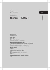 Lelit Bianca - PL162T Manual De Instrucciones