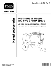 Toro MMX-650E-S Manual Del Operador