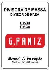 G. Paniz DV-36 Manual De Instruccion