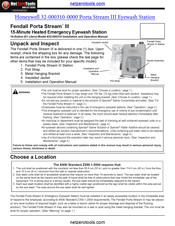 Honeywell Fendall Porta Stream III Manual De Instalación Y Funcionamiento