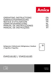 Amica EVKS16185 Manual De Instrucciones