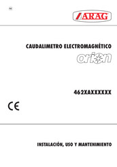 ARAG orion 462A Serie Instalación Uso Y Mantenimiento