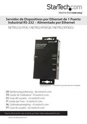 StarTech NETRS23POEGB Guia Del Usuario