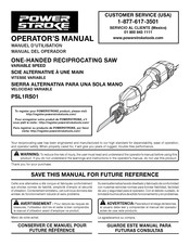 Power Stroke PSL1RS01 Manual Del Operador