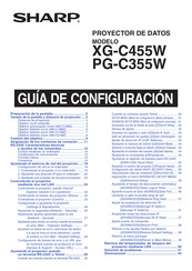 Sharp XG-C455W Guía De Configuración