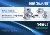 Hirschmann rotarus 100 Serie Instrucciones Comprimidas