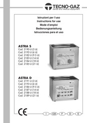 Tecno-gaz ASTRA D Instrucciones Para El Uso