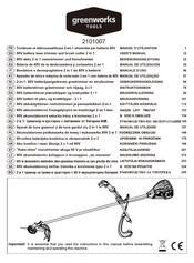 GreenWorks 2101007 Manual De Utilización