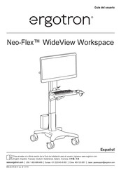 Ergotron Neo-Flex WideView Workspace Guia Del Usuario